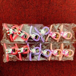Hello Kitty Hair Clips Set